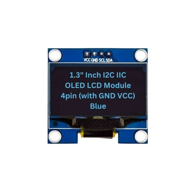1.3 Inch I2C IIC Blue OLED LCD Module 4-Pin (VCC GND)
