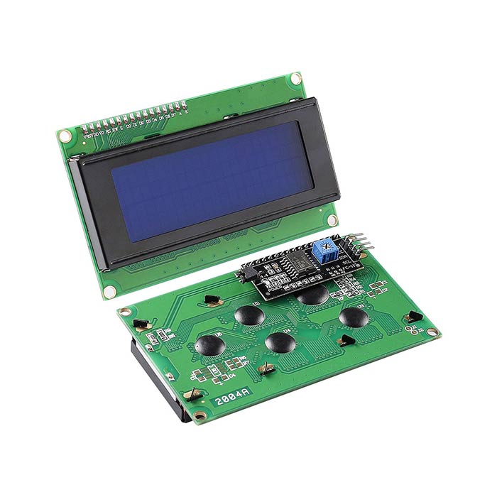 20x4 LCD Keypad Shield with I2C Interface for Arduino