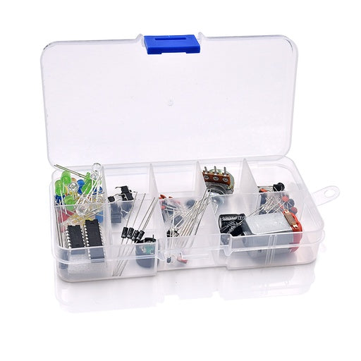 Electronics Components Kit with LEDs, Resistors & ICs