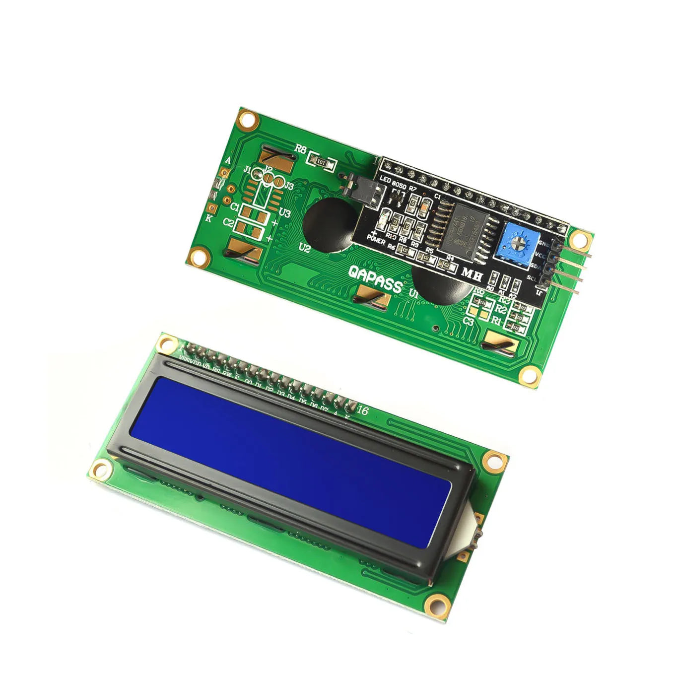 16x2 LCD Display with I2C Interface Module