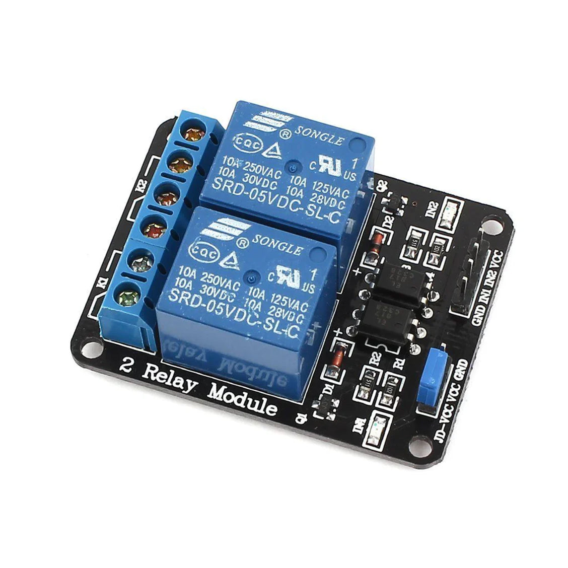 2 Channel 5V Relay Module for Arduino & Microcontrollers