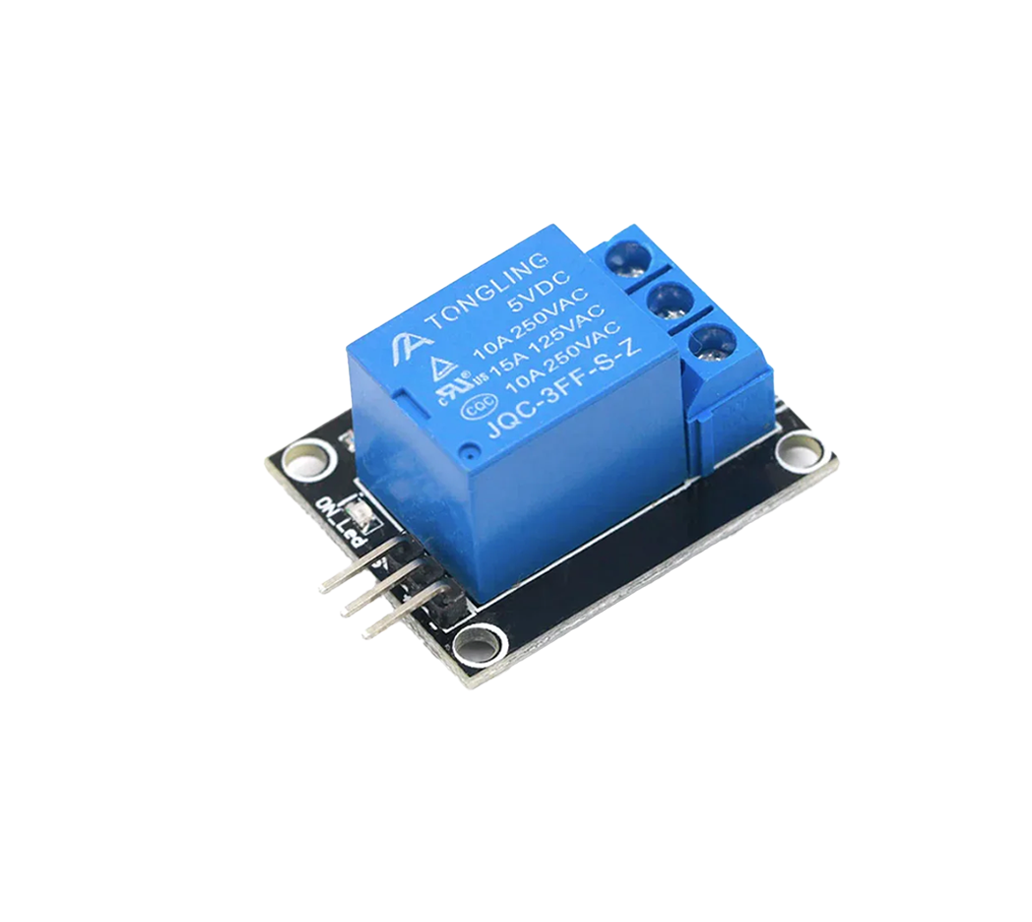 1-Channel 5V Relay Module 10A (High/Low Trigger) for Arduino & ESP32